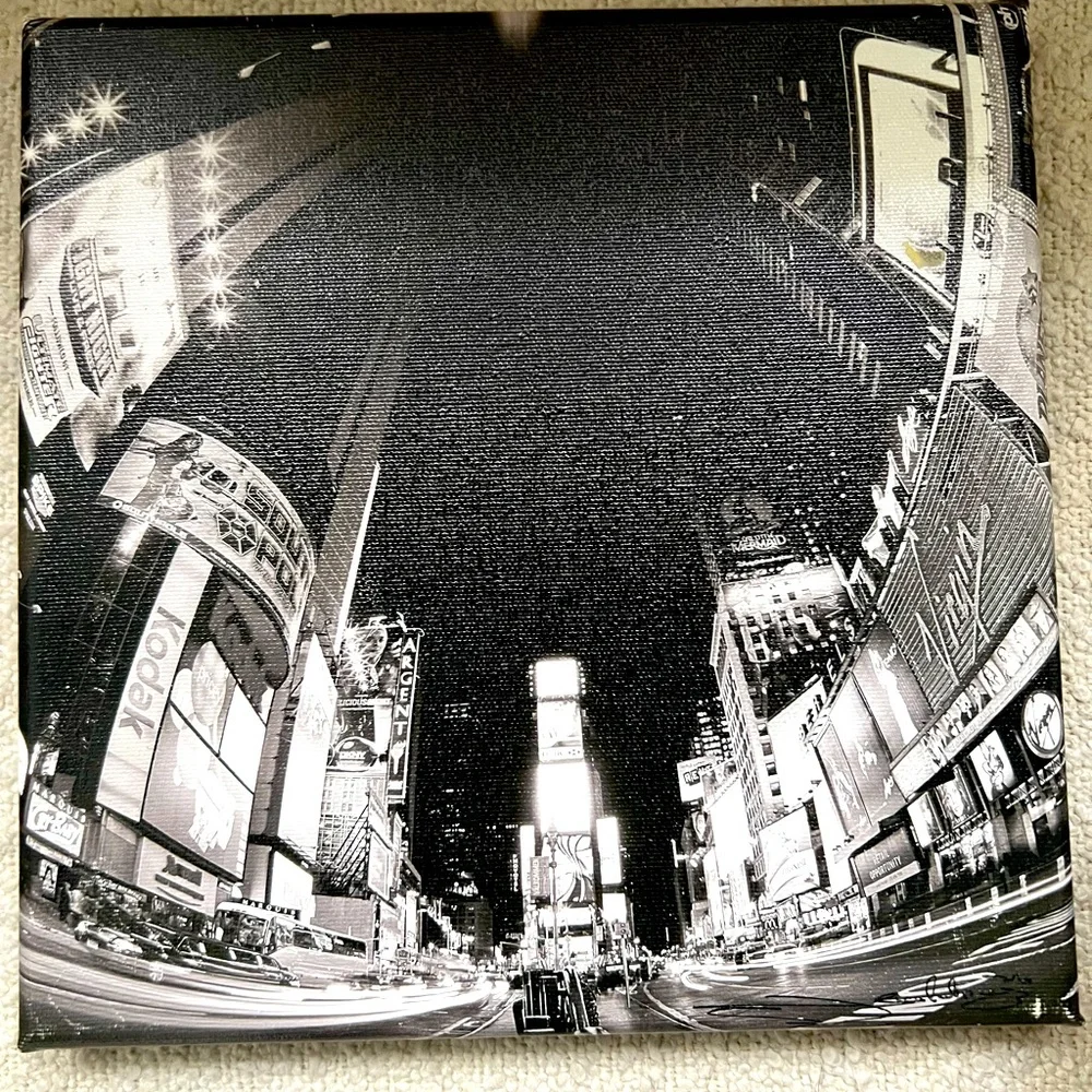Times Square NYC Canvas - 8x8